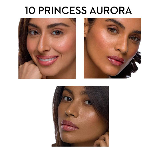 SUGAR Cosmetics - Time To Shine - Lip Gloss - 10 Princess Aurora (Golden beige with Shimmer) - 4.5 gms - High Shine Lip Gloss with Jojoba Oil SUGAR Cosmetics - Time To Shine - Lip Gloss - 10 Princess Aurora (Golden beige with Shimmer) - 4.5 gms - High Shine Lip Gloss with Jojoba Oil