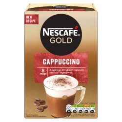 Nescafe Gold Cappuccino Coffee Premix, 4.8 oz / 136 g