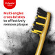 Colgate ZigZag Charcoal Soft Bristle Manual Toothbrush for adults - 4 Pcs, Removes Germs in Between Teeth, Soft-tongue cleaner, Antibacterial bristles