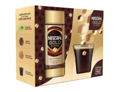 Nescafe Gold Blend Instant Coffee Powder - Glass Jar (Limited Edition Pack,Arabica and Robusta beans) Jar, 100g With Free Glass Mug