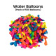 Fill And Tie Magic Water Balloons For Holi - Non Toxic Holi Water Balloons Multicolor, 500 Pcs Magic Balloons.