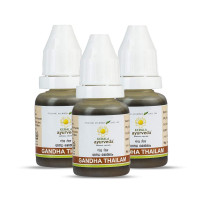 Kerala Ayurveda Gandha Thailam(10 Ml) - Pack of 3 Kerala Ayurveda Gandha Thailam(10 Ml) - Pack of 3