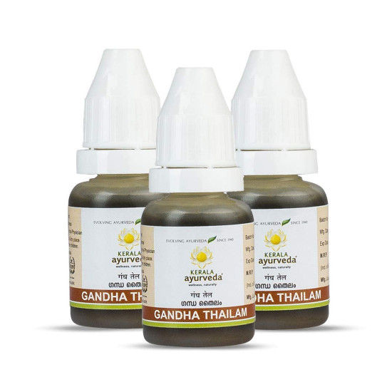 Kerala Ayurveda Gandha Thailam(10 Ml) - Pack of 3