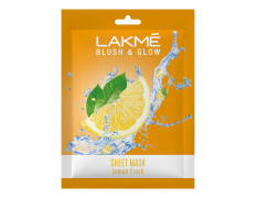 Lakme Blush & Glow Lemon Sheet Mask, 25 ml