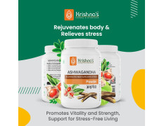 Krishna's Ashwagandha Powder Strength Vitality and Stress Management | Aswagandhada powder | Withania Somnifera | Pure Ashvagandha power | Asvagandha original powder | ashvgandha - 100 gram
