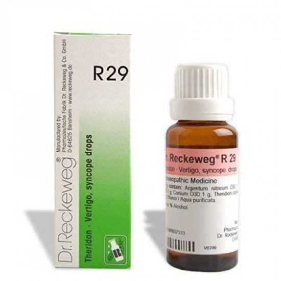 Dr. Reckeweg R 29 Vertigo,Syncope 22 Ml Reckeweg