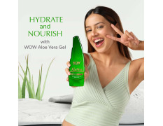 WOW Skin Science Aloe Vera Multipurpose Beauty Gel for Skin and Hair, 250 ml