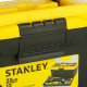 STANLEY 1-71-948 13'' Organized Maestro Heavy-Duty Portable Plastic Essential Toolbox With Clear Top Lid & Removable Tray Compartment For Easy & Convenient Storage,1 Year Warranty,YELLOW,32x13.5x15 cm