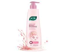 Joy Even Tone Bright Radiance Brightening Summer Body Lotion 400ml | With Niacinamide & Alpha Arbutin | Removes Tan, Dark Spots & Restores Natural Glow | Lightweight, Non Sticky & Non Greasy