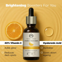 The Man Company Vitamin C Face Serum for Brightness - 30 ml | Fades Dark Spots & Hydrates | Lightweight & Non-Sticky | For Oily, Dry, Normal & Combination Skin