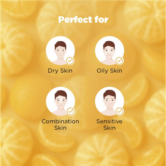 The Man Company Vitamin C Face Serum for Brightness - 30 ml | Fades Dark Spots & Hydrates | Lightweight & Non-Sticky | For Oily, Dry, Normal & Combination Skin