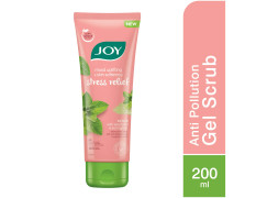 Joy Mood Uplifting + Skin Softening Stress Relief Sugar Scrub | With Spearmint and Eucalyptus |100% Vegan, No Parabens, No Harsh Chemicals| Exfoliation Face Scrub 200 ml