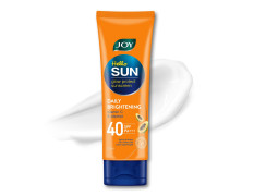 Joy Anti Tan SPF 40 Face & Body Sunscreen with 97% Sun Protection & Prevents Skin Darkening (120ml) | Lightweight, Water Resistant & Leaves Zero White Cast | Suitable for Normal & Oily Skin