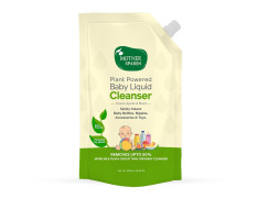 Mother Sparsh Natural Baby Liquid Cleanser (Powered by Plants) Cleanser for Baby Bottles, Nipples, Accessories and Toys, Refill Pack (500ml)