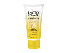Lacto Calamine Sunscreen SPF 50 | 50g | PA +++ Sunscreen For Oily Skin | UVA – UVB Sunscreen | Water Resistant & No White Cast | With Kaolin Clay, Vitamin E & Lemon Extracts | Paraben Free
