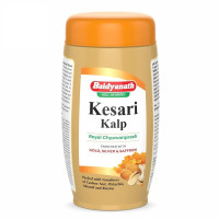 Baidyanath Asli Ayurved Kesari Kalp Royal Chyawanprash 1 Kg Enriched with Gold, Silver & Saffron, Packed with Cashew Nut, Pistachio, Almond & Raisinsâ Boosts Energy, Strength & Immunity
