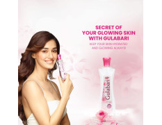 Dabur Gulabari Premium Rose Water/Face Toner - 400ml | No Paraben | Alcohol Free | Cleanses, Hydrates & Moisturises Skin | Balances & Restores Skin's pH Levels | For All Skin Types
