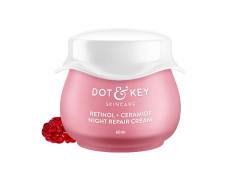 Dot & Key Night Reset Retinol + Ceramide Night Cream | Anti Aging Cream For Women & Men | Reduces Fine Lines & Wrinkles | Oil Free & Non Sticky Moisturizer | For Glowing Youthful Skin | For All Skin Types | 60ml