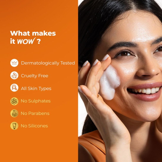 WOW Skin Science Brightening 20% Vitamin C Face Serum | Boost Collagen and Elastin for Anti aging, Skin Repair | For Dark Circles, Fine Lines | Glowing Skin | Hydrates | 30 ml