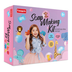 Handycrafts - Soap Making Kit , Make 6 Different soap Shapes , 5 Years + ,Art and Craft kit