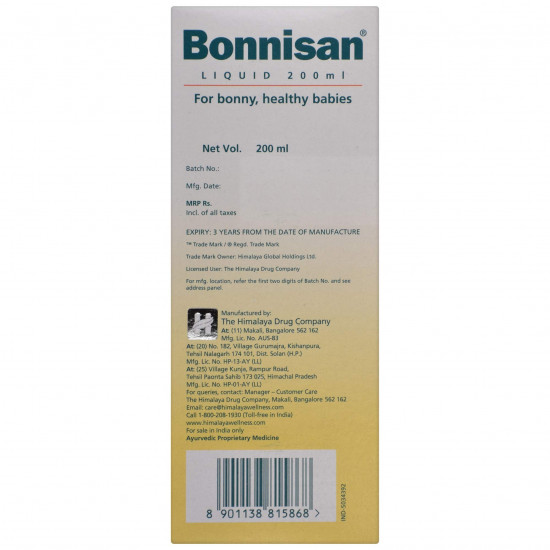 Bonnisan - Bottle of 200 ml Syrup