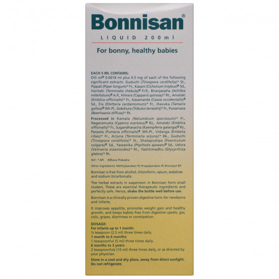 Bonnisan - Bottle of 200 ml Syrup