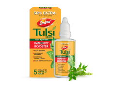 Dabur Tulsi Drops : 30ml (20ml + 10ml Free) | Contains Extracts of 5 Rare Tulsi | Boosts Immunity | Cough And Cold Relief | 100% Ayurvedic | Builds Respiratory Health