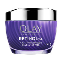 Olay Regenerist Retinol 24 Night Cream l Renews and Resurfaces Skin Overnight l No Redness or Irritation | Fragrance Free l Normal, Oily, Dry and Combination Skin l 50g