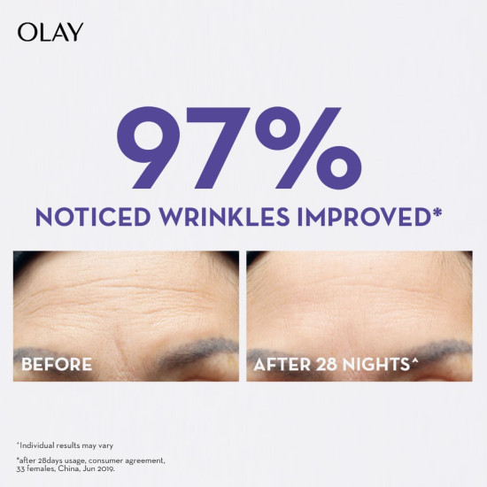 Olay Regenerist Retinol 24 Night Cream l Renews and Resurfaces Skin Overnight l No Redness or Irritation | Fragrance Free l Normal, Oily, Dry and Combination Skin l 50g