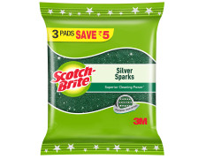 Scotch-Brite Silver Sparks Pad_3s Pack