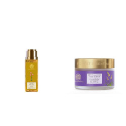 Forest Essentials Delicate Facial Cleanser & Revitalising Kashmiri Walnut Gel Scrub - Natural Skincare