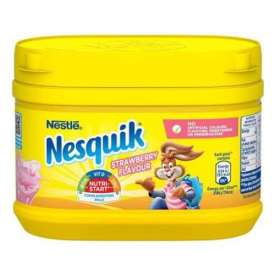 Nestle Nesquik Strawberry & Chocolate Flavour Milkshake Mix, Variety Pack, 600 g