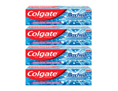 Colgate Max Fresh Blue Gel Anticavity Toothpaste, Peppermint Ice - 600 g (150 g - Pack of 4)
