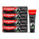 Colgate Charcoal Clean 480g (120g x 4, Pack of 4) Black Gel Toothpaste, Deep Clean Toothpaste With Bamboo Charcoal & Wintergreen Mint For Plaque Removal & Tingling Fresh Mouth Experience