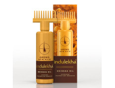 Indulekha Bringha, Ayurvedic Hair Oil, 250ml, for Hair Fall Control, with Amla & Coconut Oil, with Comb Applicator