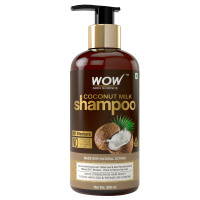 WOW Skin Science Coconut Milk No Parabens, Sulphate, Silicone, Salt & Color Shampoo, 500mL