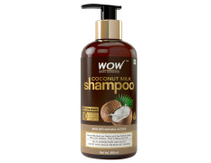 WOW Skin Science Coconut Milk No Parabens, Sulphate, Silicone, Salt & Color Shampoo, 500mL