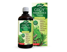 Dabur Giloy Neem Tulsi Juice - 1L | Benefit of 3-in-1 Immunity Boosters| With Power of Giloy, Neem and Tulsi | Pure, Natural and 100% Ayurvedic Juice