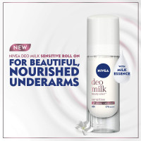 Nivea Deodorant, Deo Milk Sensitive Roll On For Women, 40 ml