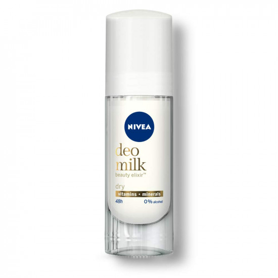 Nivea Deodorant, Deo Milk Dry Roll On For Women, 40 ml