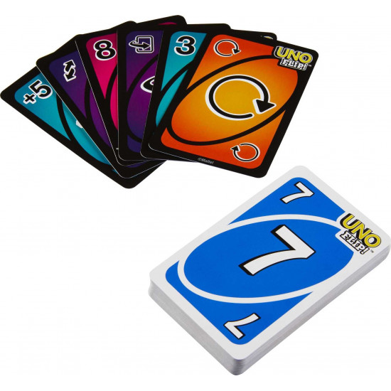 Mattel Games Uno Flip Side & Phase 10 Card Game for All (Multicolour),Pack of 1