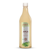 Jiva Amla Juice 1 Litre | Improves Digestion, Boosts Immunity, Promotes Healthy Hair & Skin | Cold Pressed Fresh Amlas, Rich in Vitamin C & Antioxidants, With No Artificial Flavours (Pack of 1)