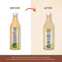 Jiva Amla Juice 1 Litre | Improves Digestion, Boosts Immunity, Promotes Healthy Hair & Skin | Cold Pressed Fresh Amlas, Rich in Vitamin C & Antioxidants, With No Artificial Flavours (Pack of 1)