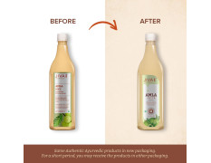 Jiva Amla Juice 1 Litre | Improves Digestion, Boosts Immunity, Promotes Healthy Hair & Skin | Cold Pressed Fresh Amlas, Rich in Vitamin C & Antioxidants, With No Artificial Flavours (Pack of 1)