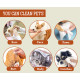 Foodie Puppies Anti-Bacterial 200 Pulls Pet Wet Wipes (Fresh Apple) - 100 Wipes (Pack of 2) | Grooming Wipes for Dogs, Puppies, Cats, Rabbits & Small Animals | SLS Free, Paraben Free & Cruelty Free