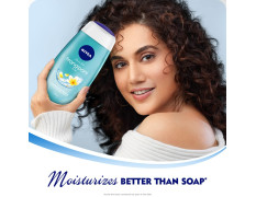 NIVEA Frangipani and oil 500ml Body Wash| Shower Gel with Frangipani and Care Oil | Pure Glycerin for Instant Soft & Summer Fresh Skin|Microplastic Free |Clean, Healthy & Moisturized Skin