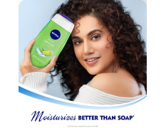 NIVEA Lemon and oil 500ml Body Wash| Shower Gel with Scent of Lemon and Care Oil | Pure Glycerin for Instant Soft & Summer Fresh Skin|Microplastic Free |Clean, Healthy & Moisturized Skin