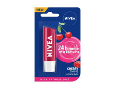 Nivea Cherry Fruity Shine Lip Care Balm, 4g (Pack of 3)