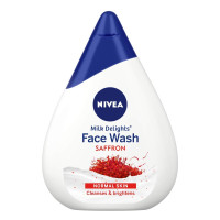 Nivea Milk Delights Precious Saffron Face Wash For Normal Skin, 100ml (Pack of 3)