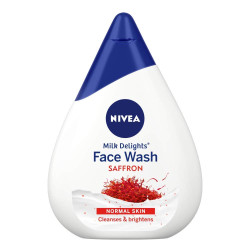 Nivea Milk Delights Precious Saffron Face Wash For Normal Skin - 100ml (Pack of 3)